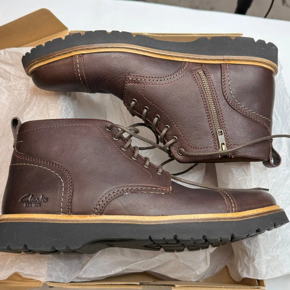 Clarks Men's Collection Weltridge Zip Boots- Size 12M